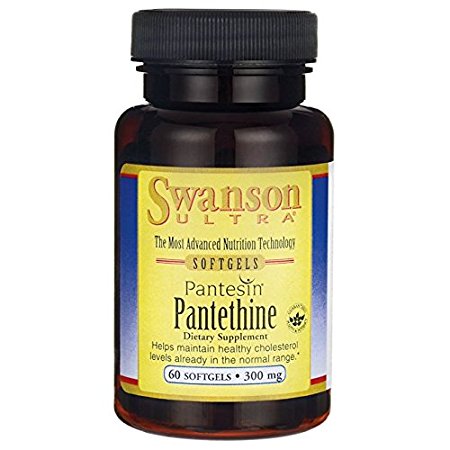 Swanson Pantesin Pantethine 300 mg 60 Sgels