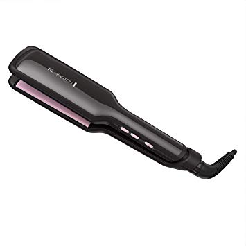 Remington S9520 Salon Collection Ceramic Hair Straightener with Pearl Infused Wide Plates, 2-Inch, Black