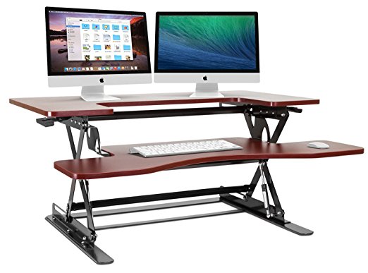 Halter ED-258 Preassembled Height Adjustable Desk Sit / Stand Desk Elevating Desktop