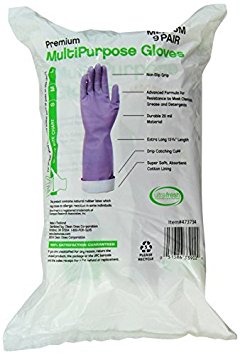 Clean Ones Premium Multi Purpose Non Slip Gloves, 9 Count