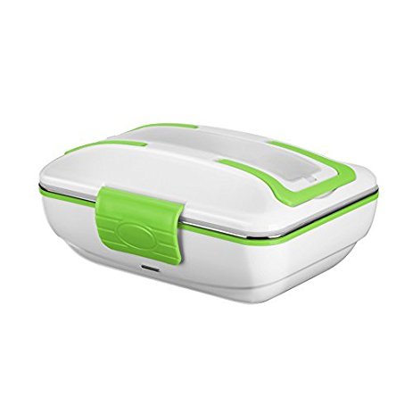 YOHOOLYO Electric Lunch Box Food Heater Portable with Removable Stainless Steel Container Food Grade Material