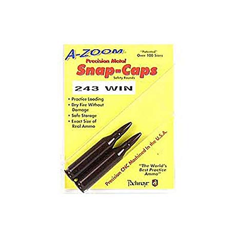 A-Zoom 243 Win Precision Snap Caps (2 Pack)