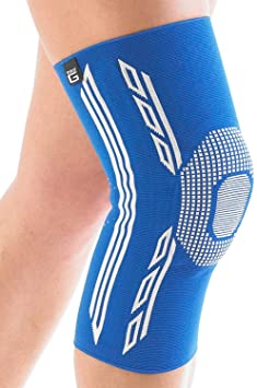 Neo G Knee Support - for Arthritis, Joint Pain, Sprains, Strains, Knee Injury, Rehabilitation,  Running - Multi Zone Compression Sleeve - Airflow Plus - Class 1 Medical Device - X-Large - Blue