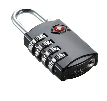 Mazeplus 4 Digit Combination High Security Resettable Padlocks- Heavy Duty Weatherproof Construction - TSA Approved - Ideal For School, Gym Lockers, Suitcases, Travel Bags, Chains & More