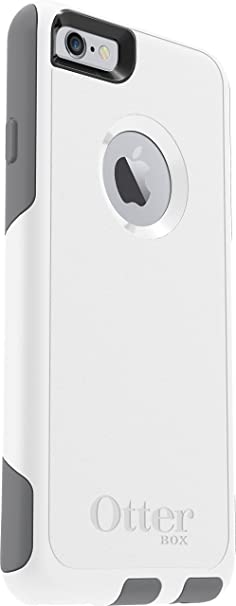 OtterBox COMMUTER SERIES iPhone 6/6s Case - Retail Packaging - GLACIER (WHITE/GUNMETAL GREY)