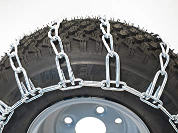 The ROP Shop New Pair of 26x12x12 26x12.00-12 Snow Mud Traction TIRE Chains, 2-Link Spacing