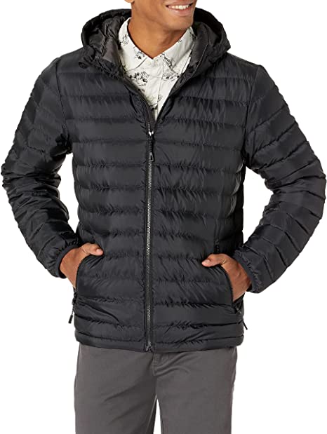 Goodthreads Men's Packable Down Jacket with Hood