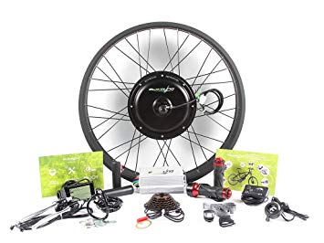 EBIKELING 48V 1200W Direct Drive Motor Fat Front Rear Wheel 26" e-Bike Conversion Kit Electric Bicycle