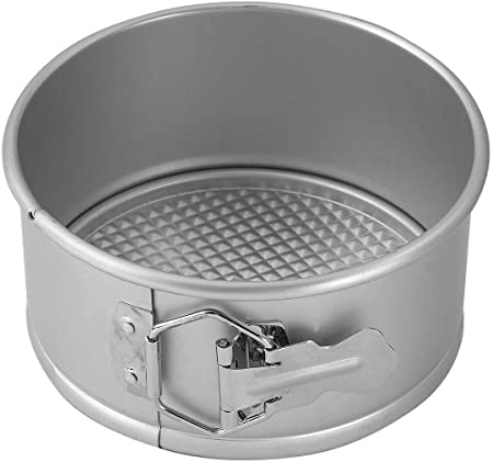 WINCO AASP-063 Springform Pan with Detachable Bottom, 6-Inch, Anodized Aluminum (2)