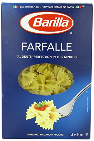 Barilla Pasta, Farfalle, 16 Ounce