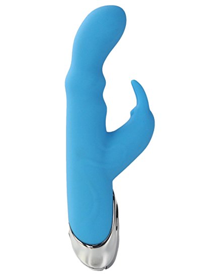 10 Speed Vibrator 100% Waterproof G Spot Silicone Massagers for Women Beginner's Vibe (Purple) (Blue)