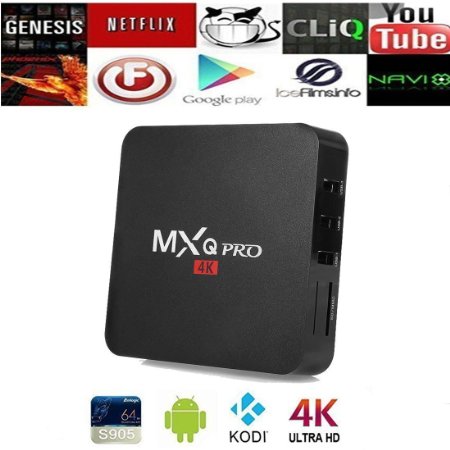 Mifanstech MXQ PRO Android 51 Amlogic S905 Quad Core Smart Tv Box with Kodi Pre-installed Full Loaded 1G RAM 8G ROM 4K Wifi Streaming Media Player
