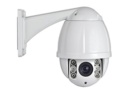 10 Times Zoom IR High Speed CCTV Outdoor/Indoor Dome Security PTZ Camera - 1/3" Sony Exview CCD, 600TVL, 10x Optical Zoom, F=1.6 F=4.8mm~48mm. Up to 164 feet IR Distance