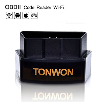 TONWON Pro Wi-Fi OBD2 OBDII ELM327 Car Fault Code Reader for iOS Android
