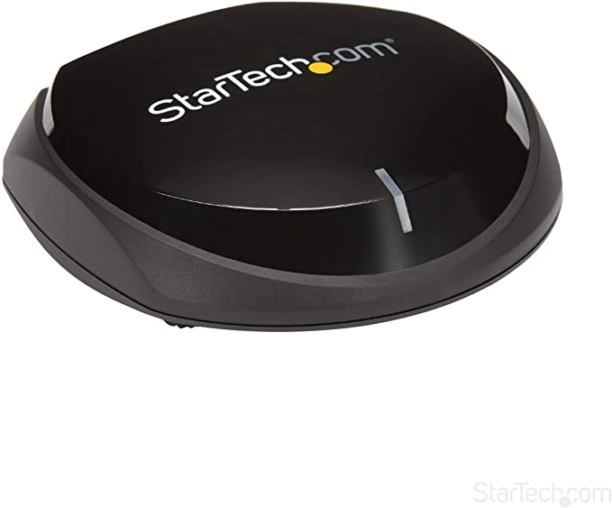 StarTech.com Bluetooth Audio Receiver with NFC - Wireless Audio - Aux BT Speaker Adapter / Converter for Home Theater or Stereo (BT2A) Black