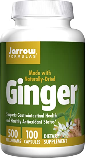 Jarrow Formulas Ginger, Supports Gastroinestinal Health, 500 mg, 100 Caps