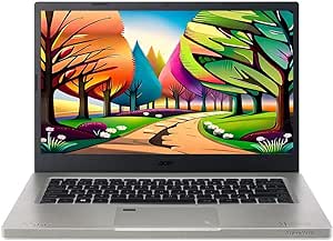 acer Aspire Vero AV14 Slim Laptop Intel 10-Core i5 up to 4.4GHz 16GB RAM 512GB SSD 14.1in Full HD Iris Xe Graphics Web Cam WiFi HDMI Backlit Keyboard Windows 11 (AV14I5 - Renewed)