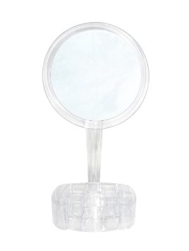 7x Magnified Makeup Mirror with Cosmetic Organizer Base