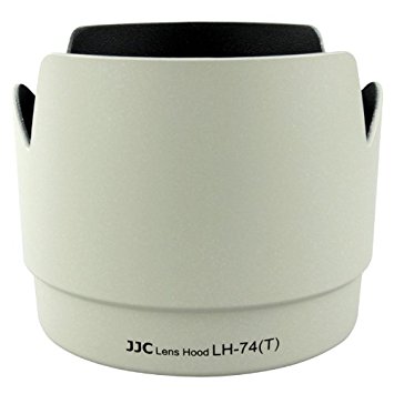 JJC Professional LH74T White Tulip Flower Lens Hood For canon 70-200mm F 4 Lens Replaces canon ET-74 ET74