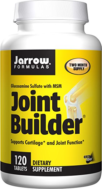 Jarrow Formulas Joint Builder, Supports Cartilage and  Joint Function, 120 Easy-Solv Tabs