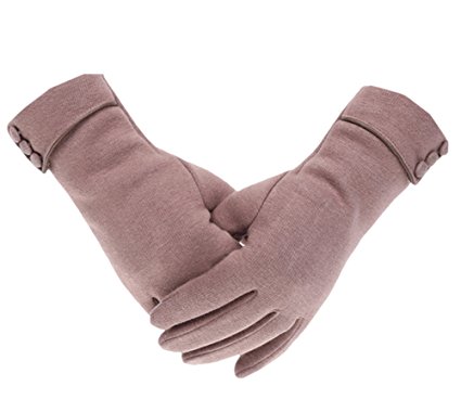 Knolee Women's Screen Gloves Warm Lined Thick Touch Warmer Winter Gloves