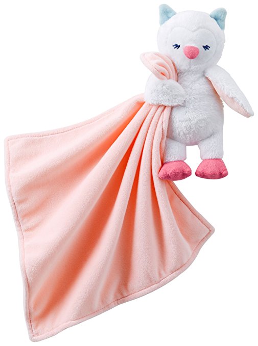 Carter's Girls Owl Snuggle Buddy Security Blanket