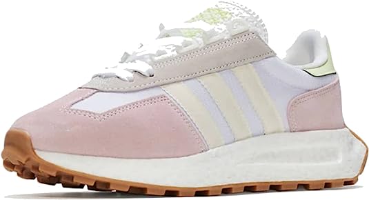 adidas Women's Retropy E5 Sneaker, White/Almost Pink, 9 Wide