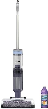 Shark WD200C HydroVac Cordless Pro 3-in-1 Vacuum, mop and self-Cleaning System with Antimicrobial brushroll* and Odour Neutralizer Technology for HardFloors and Area Rugs Dark Lilac