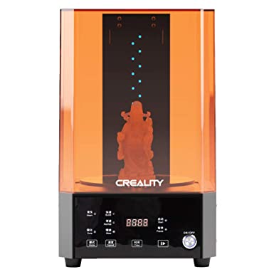 Creality Wash and Cure Machine UW-01 for LCD DLP SLA 3D Printer Models UV LED Curing Washing Size 170x120x160mm and Curing Size 165x200mm