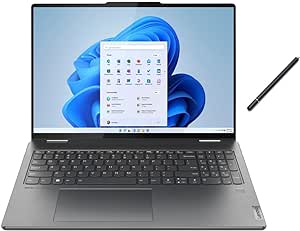 Lenovo Yoga 7i 16" WUXGA 2 in 1 Touch Laptop | Intel Core i5-1335U | Intel Iris Xe Graphics | 16GB RAM DDR5 | 512GB SSD | Backlit | Fingerprint | Windows 11 Home | with Microsoft Office 365