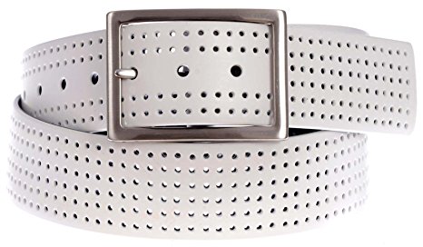 PGA TOUR Men's Silicone Perforated Reversible Belt