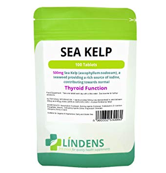 Lindens Kelp Tablets 100 x 500mg High Potency 1-a-day