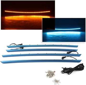 GZYF Strip Lights, Car Interior Ambient Lighting Bars Fits for BMW F30, Dual Color