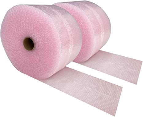 Small Bubble Pink Anti-Static (350-Feet)