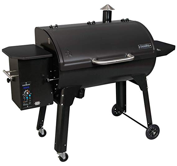 Camp Chef SMOKEPRO SGX 36 Wood Pellet Grill and Smoker - Smart Smoke Technology - Easy Ash Clean-Out - Slide N Grill Lever - Dual Meat Probe Ports (Black)