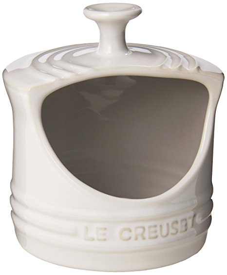 Le Creuset Stoneware 10-Ounce Salt Crock, White