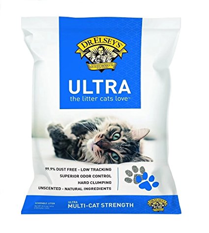 Precious Cat Ultra Premium Clumping Cat Litter, 40 lb Bag