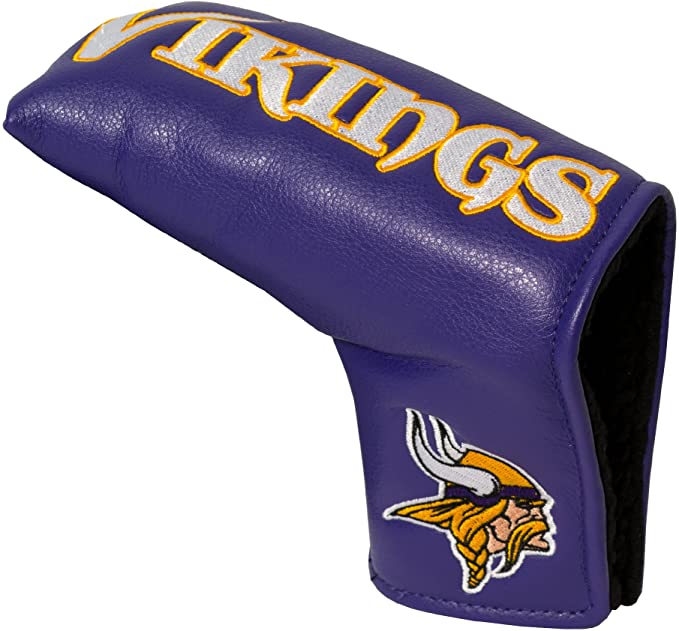 Team Golf NFL Golf Club Vintage Blade Putter Headcover, Form Fitting Design, Fits Scotty Cameron, Taylormade, Odyssey, Titleist, Ping, Callaway