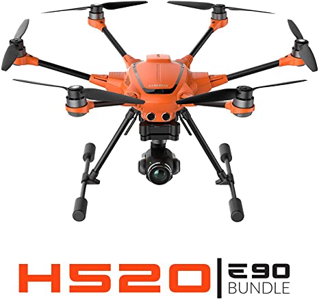 Yuneec H520   E90 Bundle | H520 airframe, E90 3-axis Gimbal Camera, ST16S, Three Batteries, Charger, Pelican Case, Lumecube, Hoodman Sunshade and More