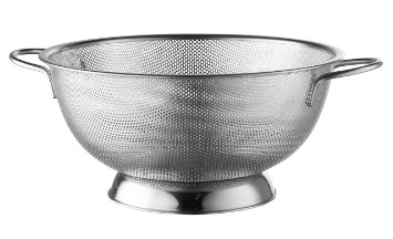 Modern Innovations Micro-Perforated 5 Quart Stainless Steel Colander Or Strainer Made With Fine Wire Mesh Perfect As A Spaghetti Strainer Kitchen Strainer Rice Strainer And Food Strainer