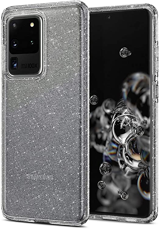 Spigen Liquid Crystal Glitter Designed for Samsung Galaxy S20 Ultra Case (2020) - Crystal Quartz