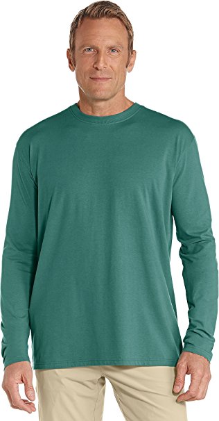 Coolibar UPF 50  Men's Long Sleeve T-Shirt - Sun Protective