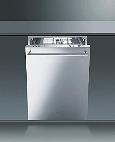 Smeg ST8646XU Dishwasher with 13 Place Settings and 9 Wash Cycles, 24", Stainless Steel