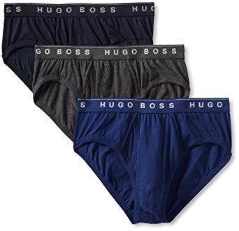 BOSS HUGO BOSS Men's Cotton 3 Pack Traditional Brief