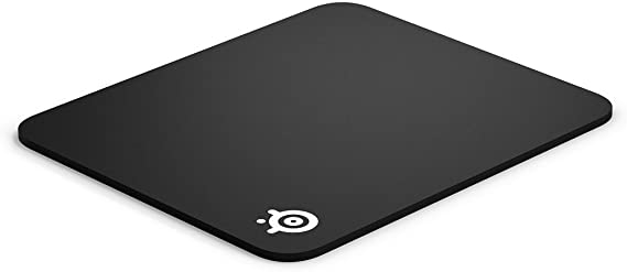 SteelSeries QcK Gaming Surface - Medium Thick Cloth - Best Selling Mouse Pad of All Time - Peak Tracking and Stability- Black (Renewed)