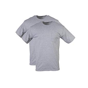 Gildan Men's DryBlend Workwear T-Shirts with Pocket, 2-Pack