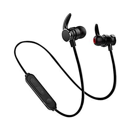Bluetooth Headphones, Bluetooth 4.2 Stereo Wireless In-Ear Earbuds, IPX6 Waterproof, CVC 6.0 Noise Cancelling Magnetic Sports Headphones with Microphone