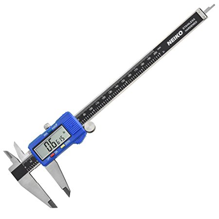 Neiko 01413A Electronic Digital Caliper with Extra Large LCD Screen | 0 - 8 Inches | Inch/Fractions/Millimeter Conversion