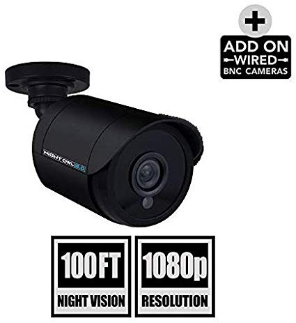 Night Owl Security 1 Pack HD Analog 1080p Camera (Black, Replacement Camera Only, No Charger, No Cable)