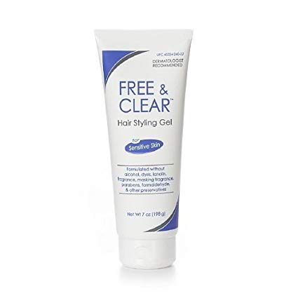 Free & Clear Hair Styling Gel, For Sensitive Skin & Scalp 7 fl oz (198 g)